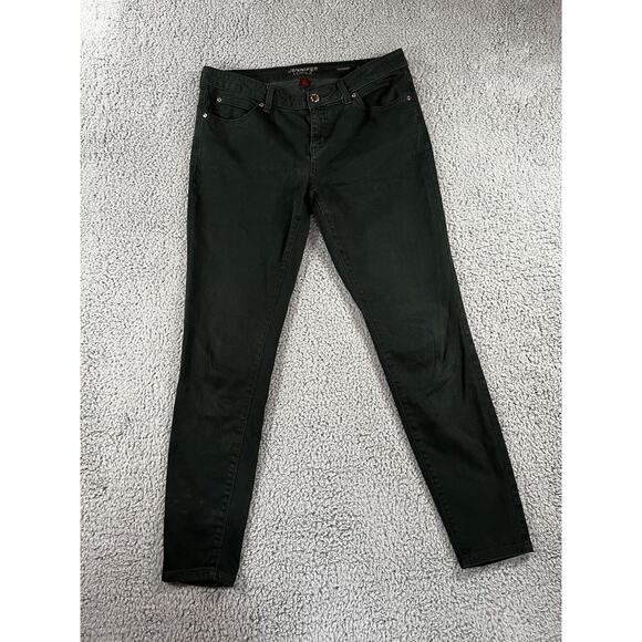 Jennifer Lopez‎ Jeans Women 6 Low Rise Skinny Stretch Boho Chic Academia - Picture 1 of 7